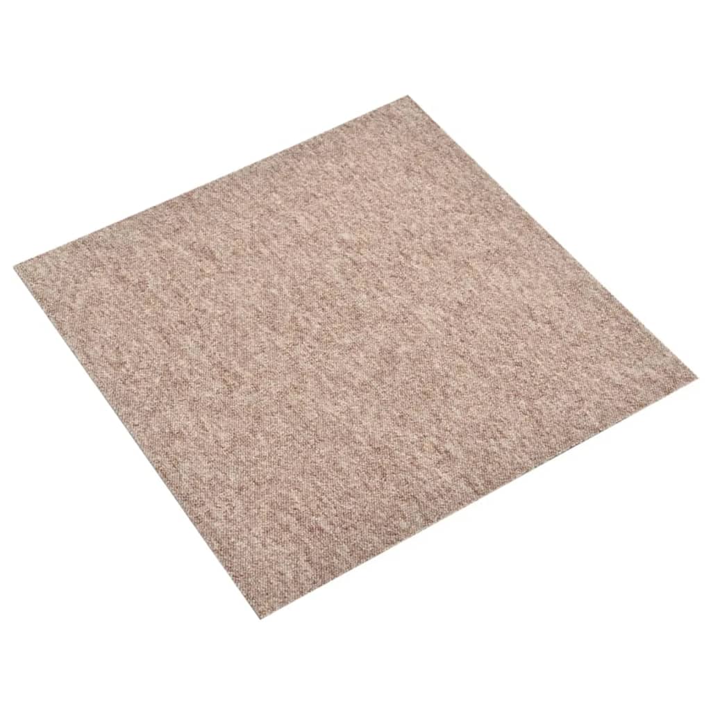 Quadrotte di Moquette 20 pz 5 m² 50x50 cm Beige