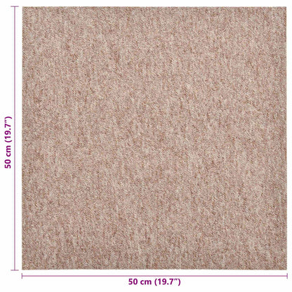 Tappeto 20 pcs Beige 50 x 50 cm 100% Polipropilene