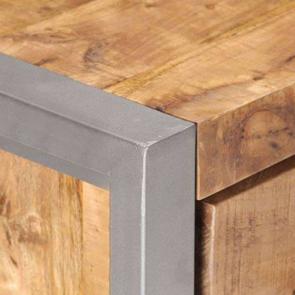 Credenza 60x35x72 cm in Legno di Mango Grezzo | homemem39