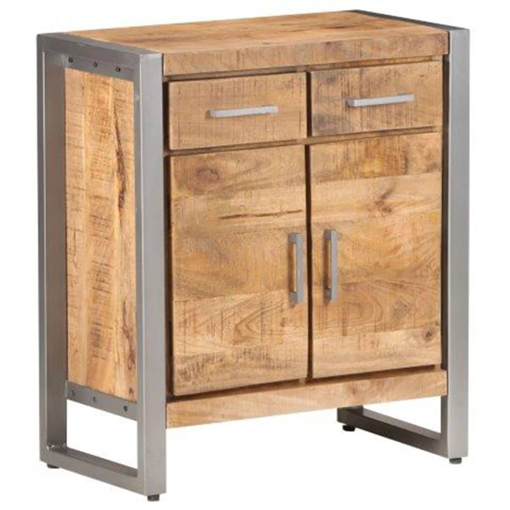 Credenza 60x35x72 cm in Legno di Mango Grezzo