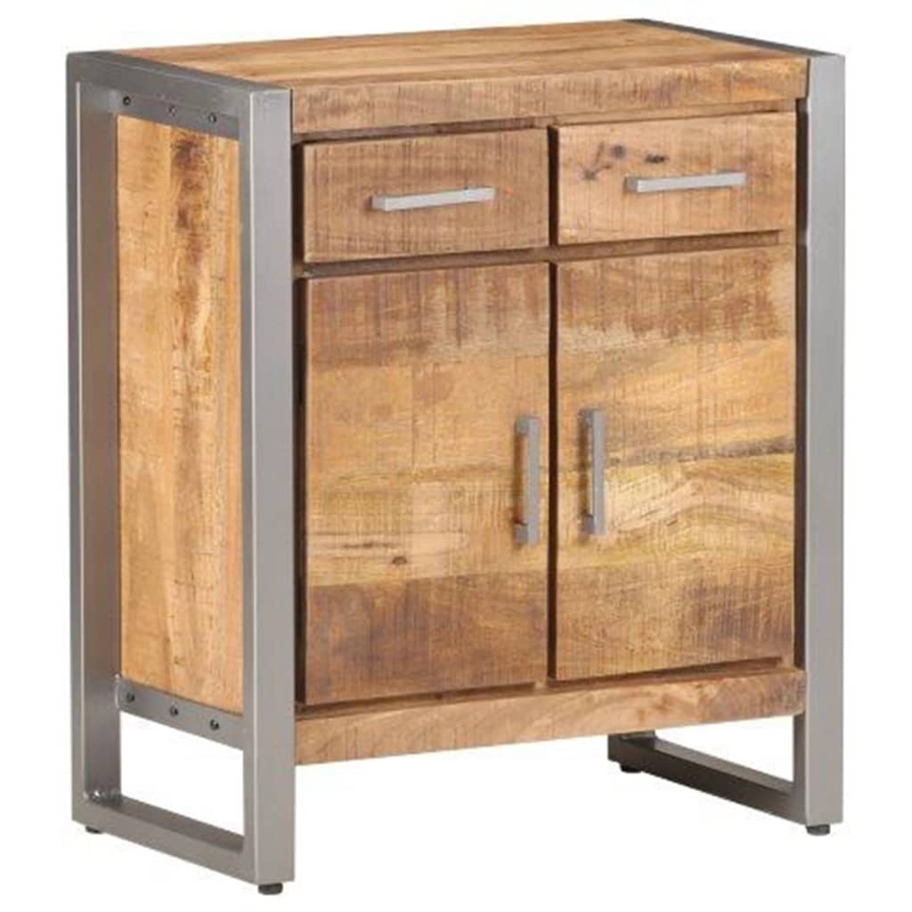 Credenza 60x35x72 cm in Legno di Mango Grezzo