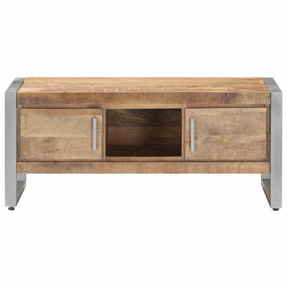 Tavolino da Salotto in Legno di Mango Grezzo