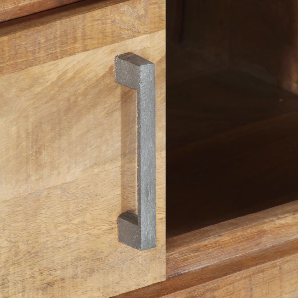 Tavolino da Salotto 95x50x40 cm in Legno di Mango Grezzo | homemem39