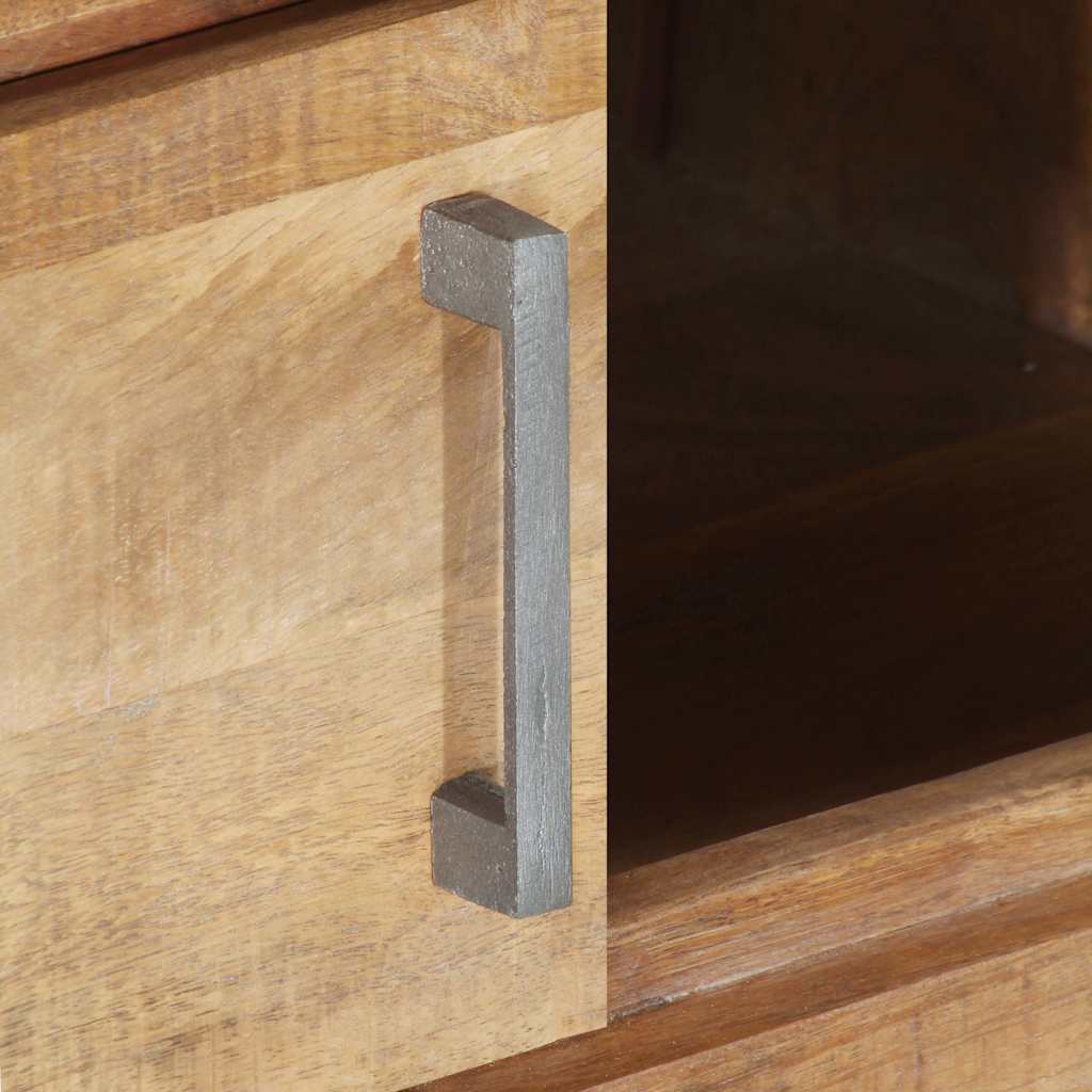 Tavolino da Salotto in Legno di Mango Grezzo