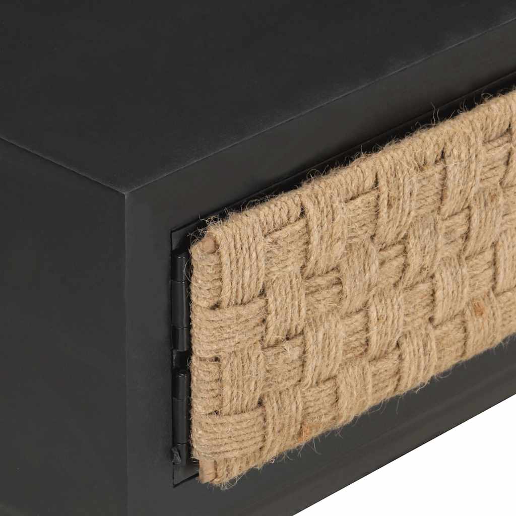 Tavolino da Salotto 90x60x35 cm in Legno Massello di Mango