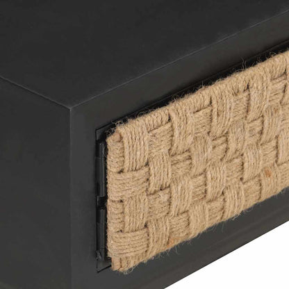 Tavolino da Salotto 90x60x35 cm in Legno Massello di Mango