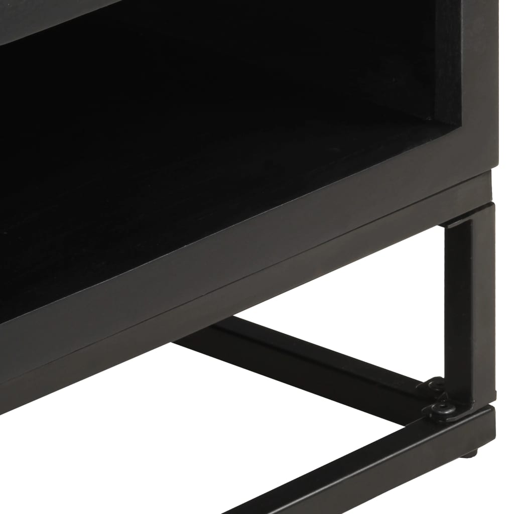 Tavolino da Salotto 90x60x35 cm in Legno Massello di Mango | homemem39