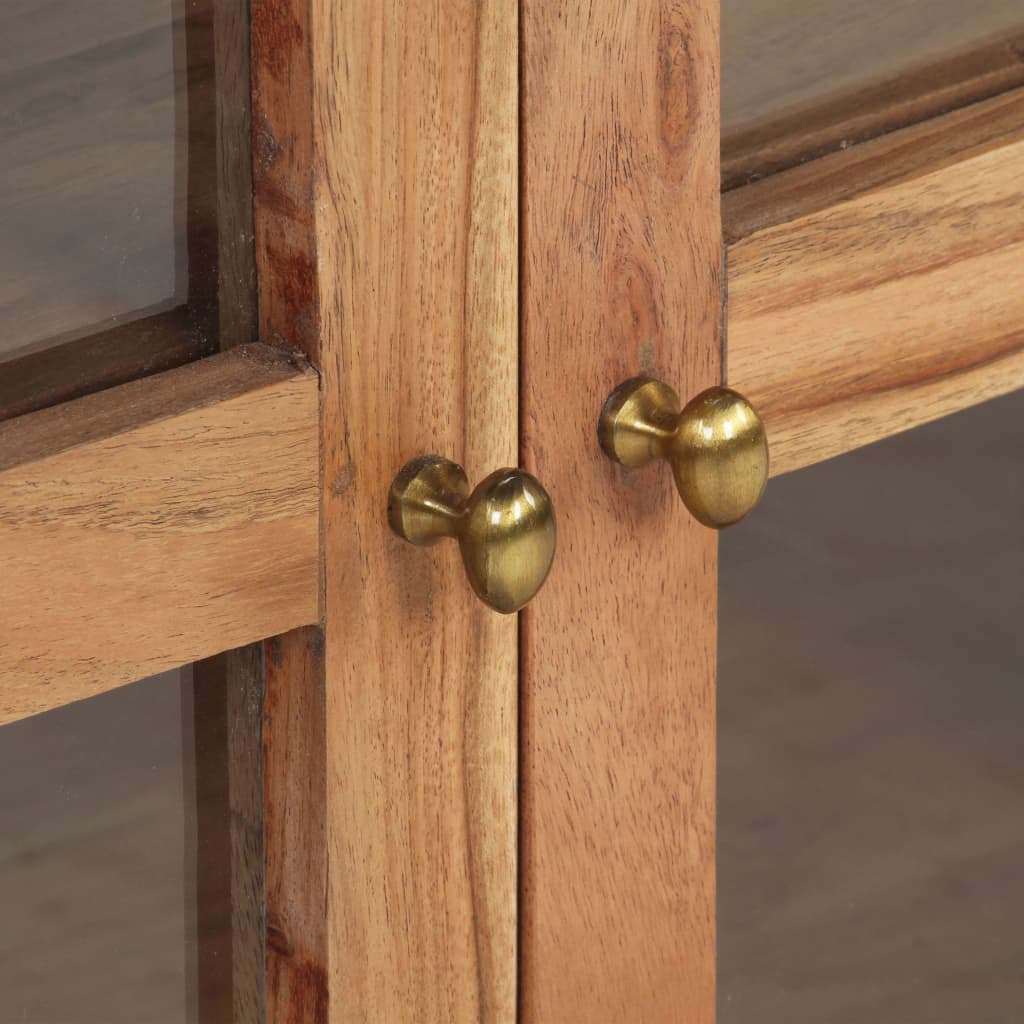 Credenza 60x35x70 cm in Legno Massello di Acacia