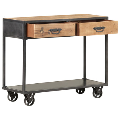 Tavolo Consolle 90x35x74cm in Legno Massello di Recupero | homemem39