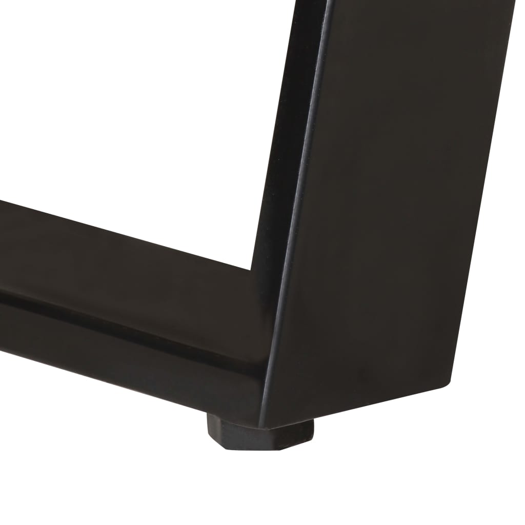 Scrivania 107x45x79 cm Legno Massello d'Acacia con Spigoli Vivi - homemem39