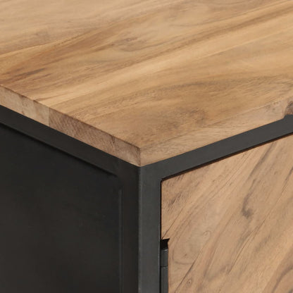 Credenza 120x30x75 cm in Legno Massello di Acacia | homemem39