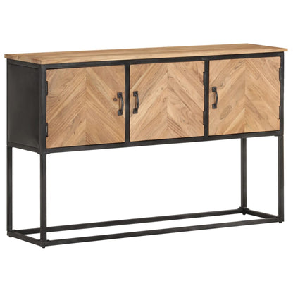 Credenza 120x30x75 cm in Legno Massello di Acacia | homemem39