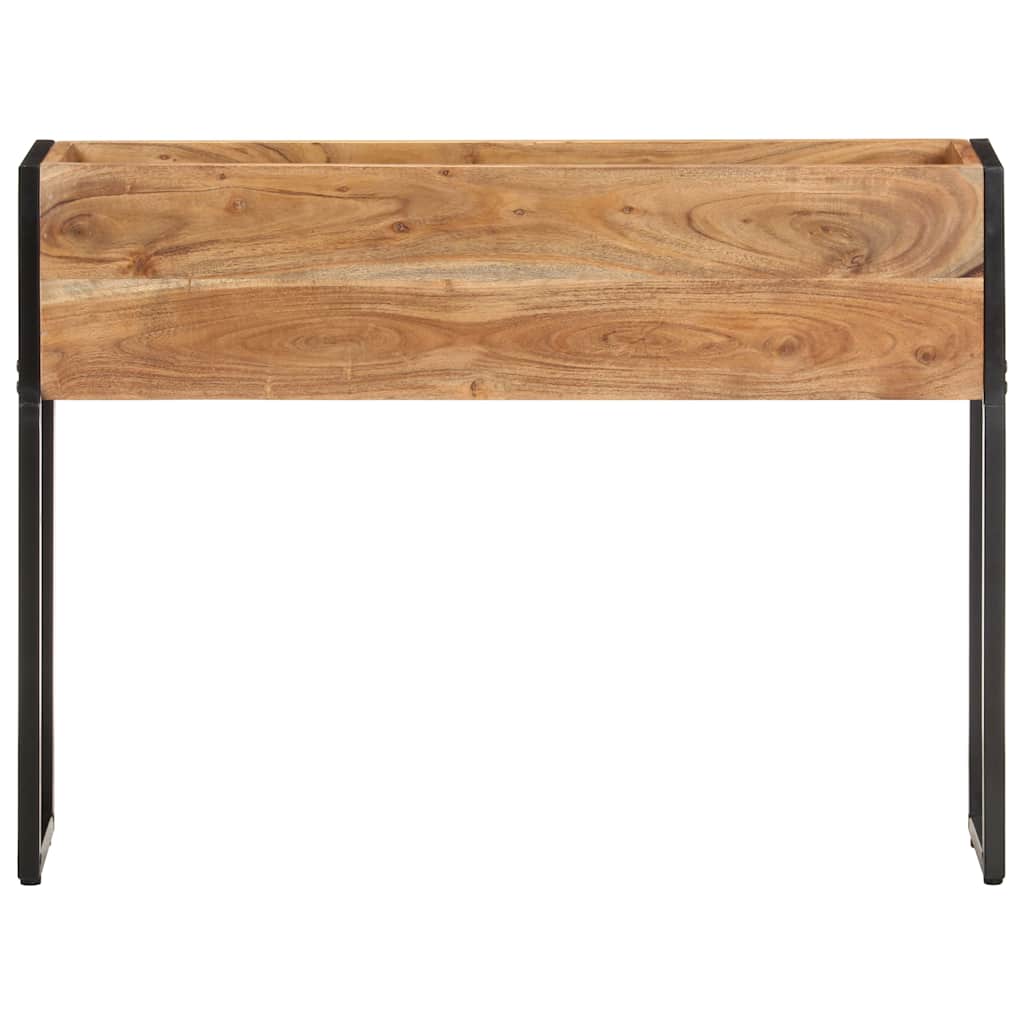 Fioriera 90x20x68 cm in Legno Massello di Acacia
