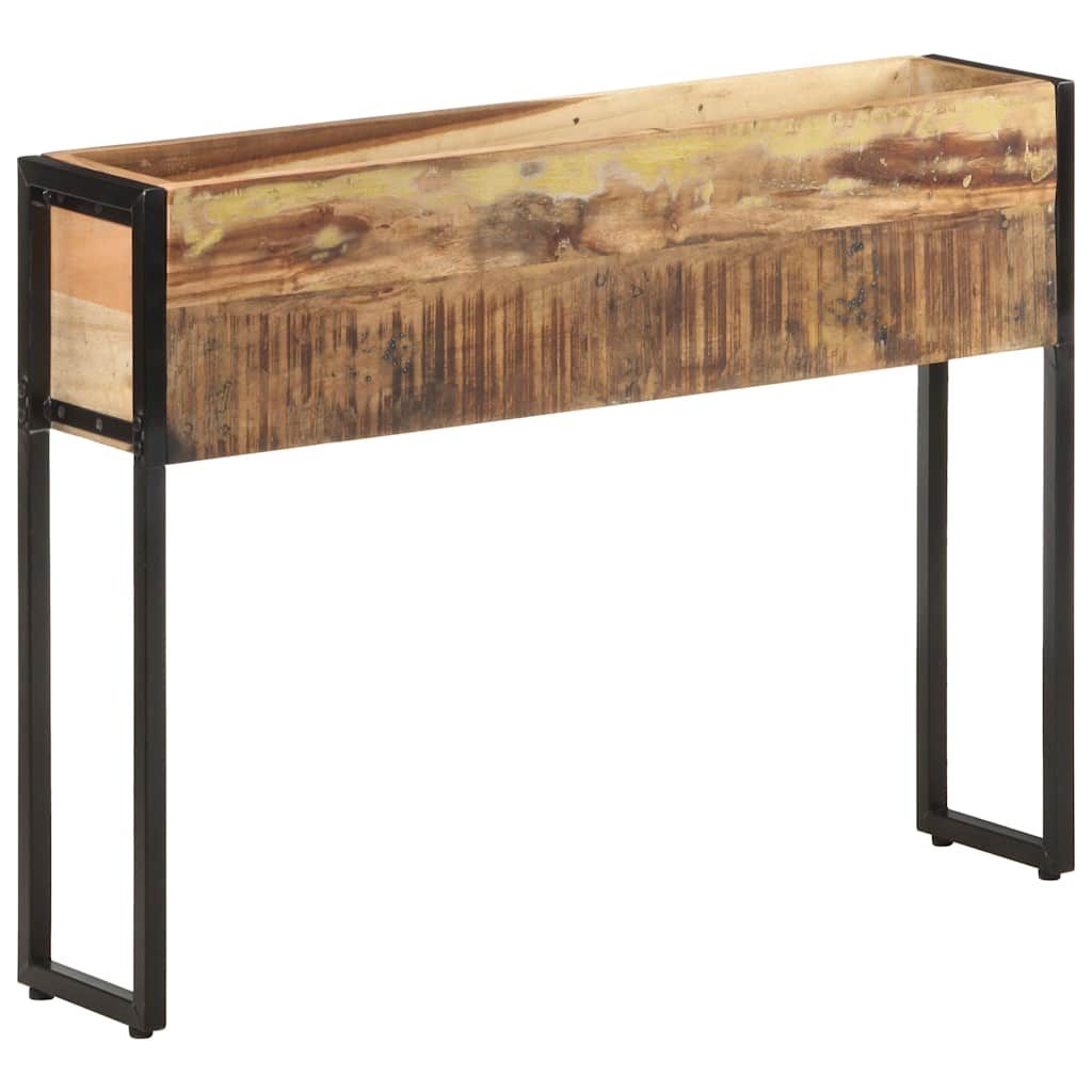 Fioriera 90x20x68 cm in Legno Massello di Recupero
