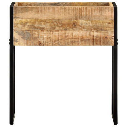 Fioriera 60x20x68 cm in Legno di Mango Grezzo | homemem39