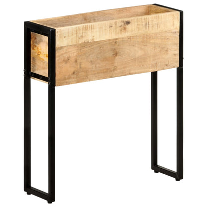 Fioriera 60x20x68 cm in Legno di Mango Grezzo | homemem39