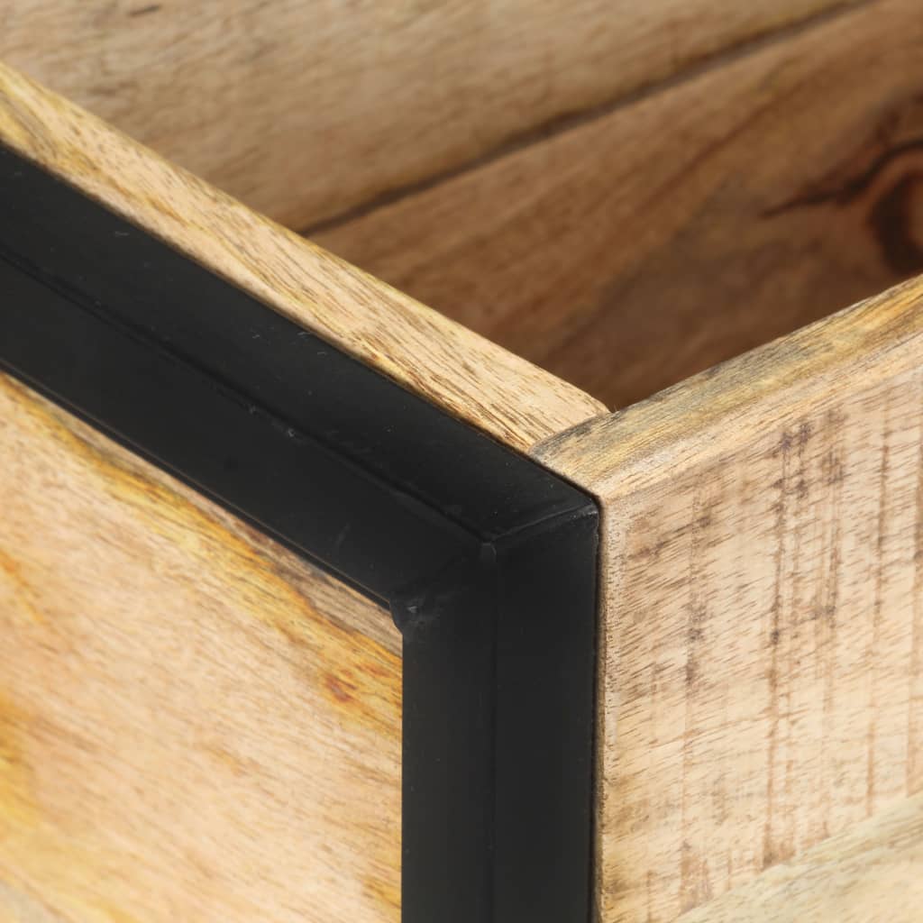 Fioriera 60x20x68 cm in Legno di Mango Grezzo | homemem39