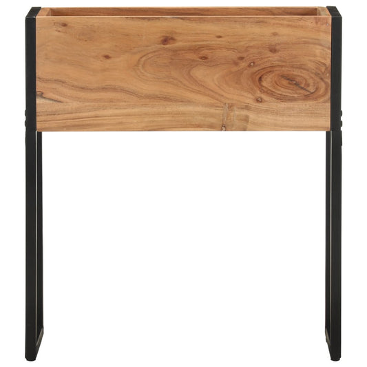 Fioriera 60x20x68 cm in Legno Massello di Acacia | homemem39