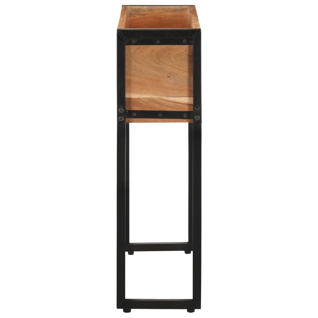 Fioriera 60x20x68 cm in Legno Massello di Acacia | homemem39