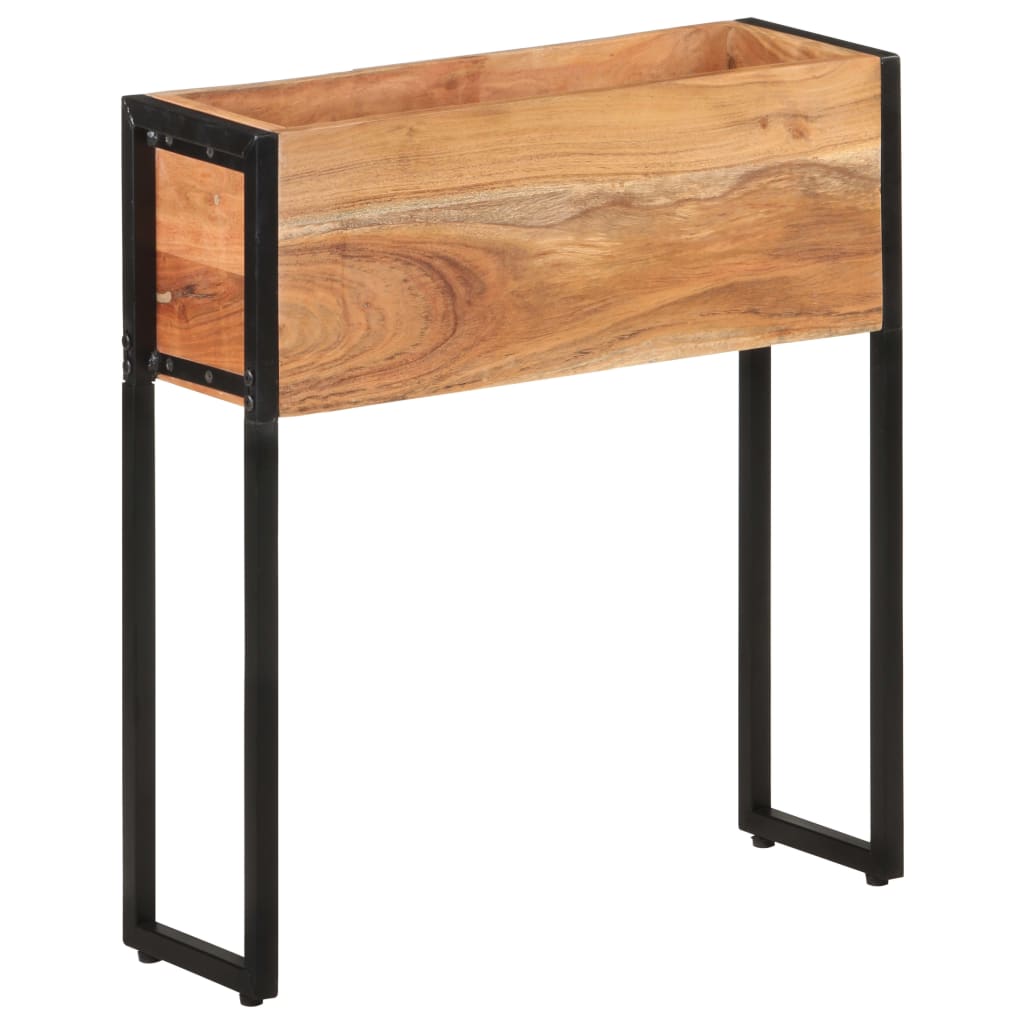 Fioriera 60x20x68 cm in Legno Massello di Acacia | homemem39