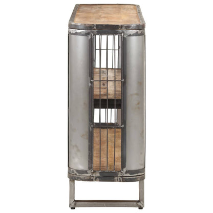 Credenza 120x30x73 cm in Legno Massello di Mango - homemem39