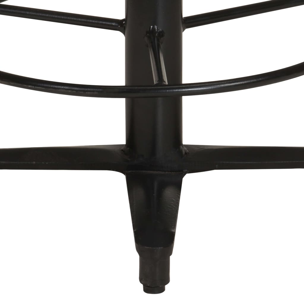 Sgabelli da Bar 2 pz 66 cm in Legno Massello di Mango - homemem39