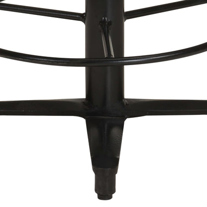 Sgabelli da Bar 2 pz 66 cm in Legno Massello di Mango - homemem39