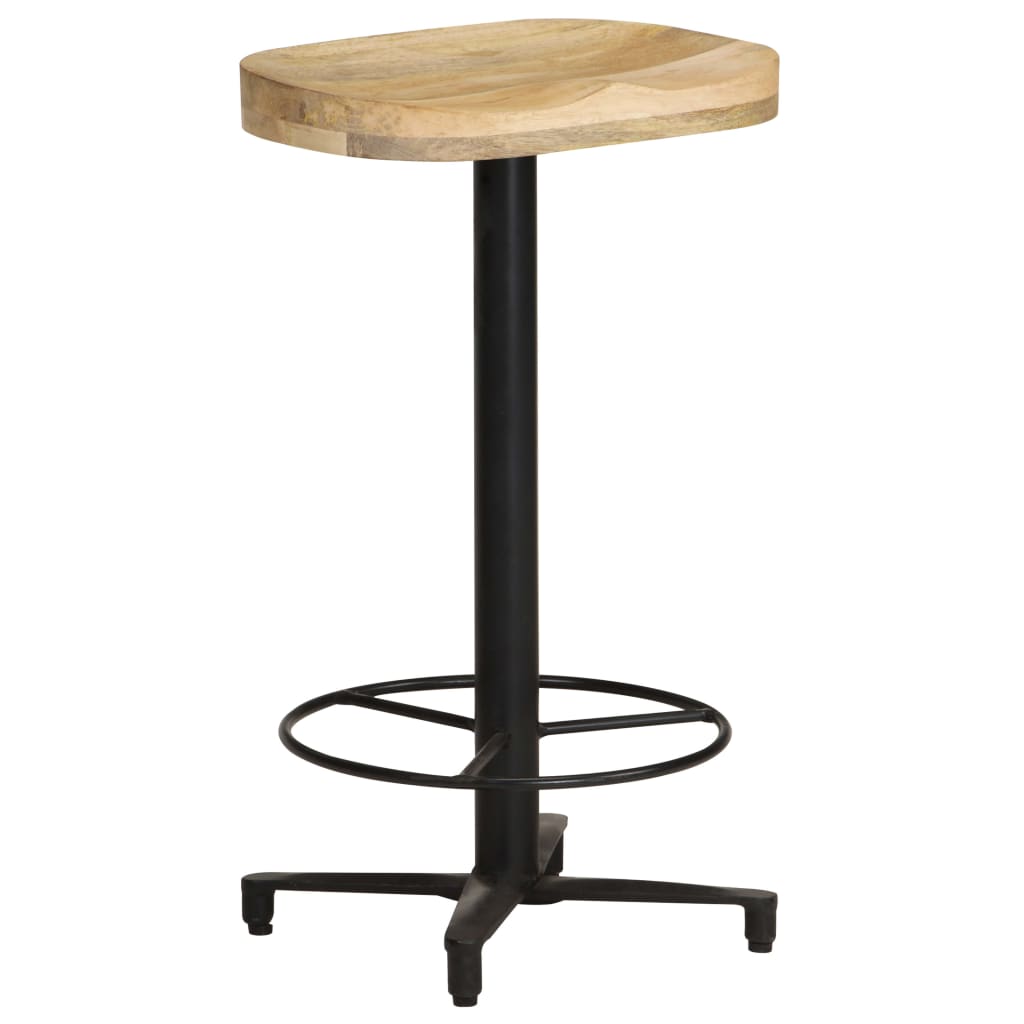 Sgabelli da Bar 2 pz 66 cm in Legno Massello di Mango | homemem39