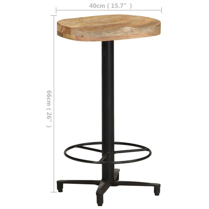 Sgabelli da Bar 2 pz 66 cm in Legno Massello di Mango | homemem39