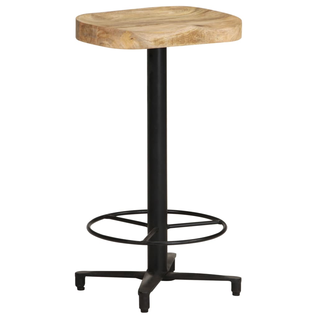 Sgabelli da Bar 2 pz 66 cm in Legno Massello di Mango | homemem39