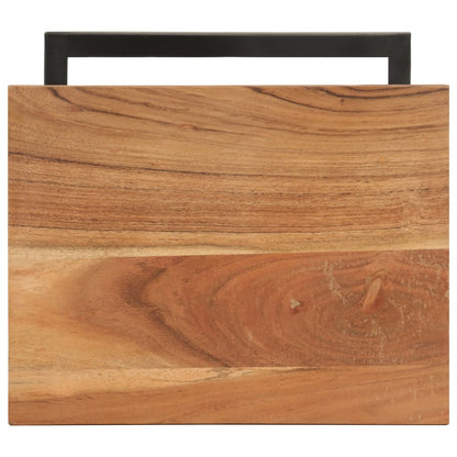 Tavolini Laterali 2 pz 31,5x24,5x64,5 cm Massello d'Acacia | homemem39