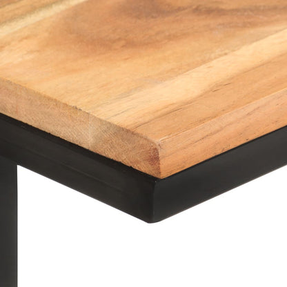 Tavolini Laterali 2 pz 31,5x24,5x64,5 cm Massello d'Acacia | homemem39