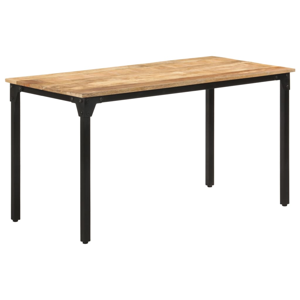 Tavolo da Pranzo 140x70x76 cm in Legno di Mango Grezzo | homemem39