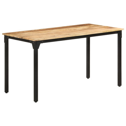 Tavolo da Pranzo 140x70x76 cm in Legno di Mango Grezzo | homemem39