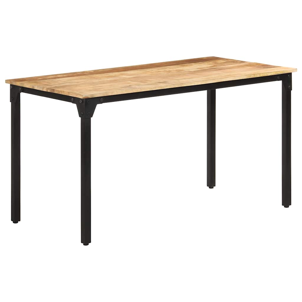Tavolo da Pranzo 140x70x76 cm in Legno di Mango Grezzo