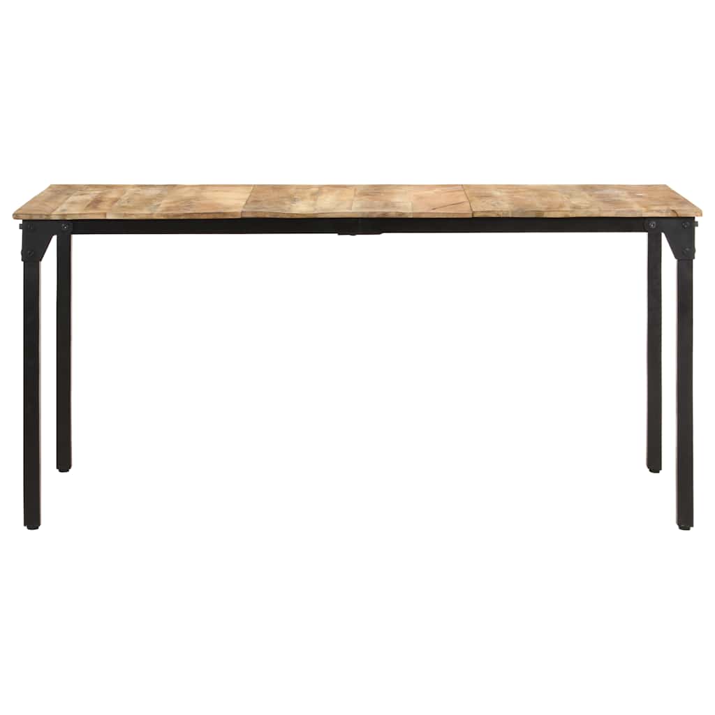 Tavolo da Pranzo 160x80x76 cm in Legno di Mango Grezzo | homemem39
