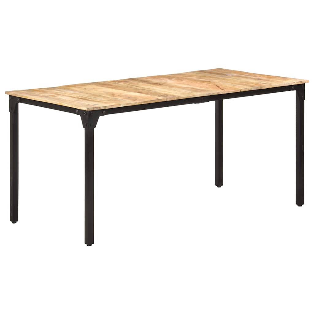 Tavolo da Pranzo 160x80x76 cm in Legno di Mango Grezzo | homemem39