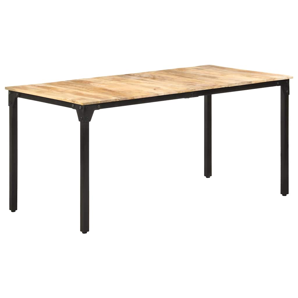 Tavolo da Pranzo 160x80x76 cm in Legno di Mango Grezzo | homemem39