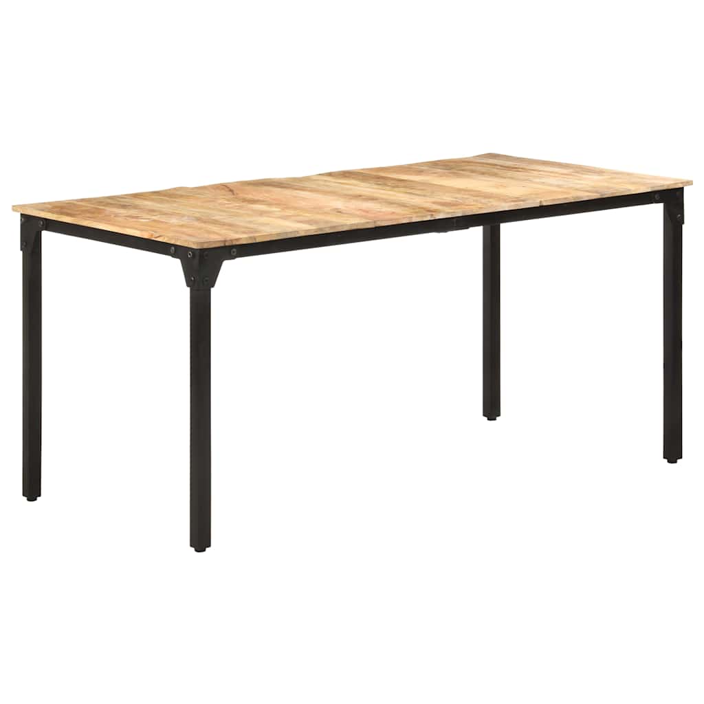 Tavolo da Pranzo 160x80x76 cm in Legno di Mango Grezzo | homemem39