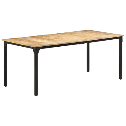 Tavolo da Pranzo 180x90x76 cm in Legno di Mango Grezzo | homemem39