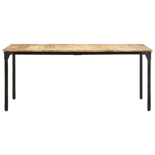 Tavolo da Pranzo 180x90x76 cm in Legno di Mango Grezzo