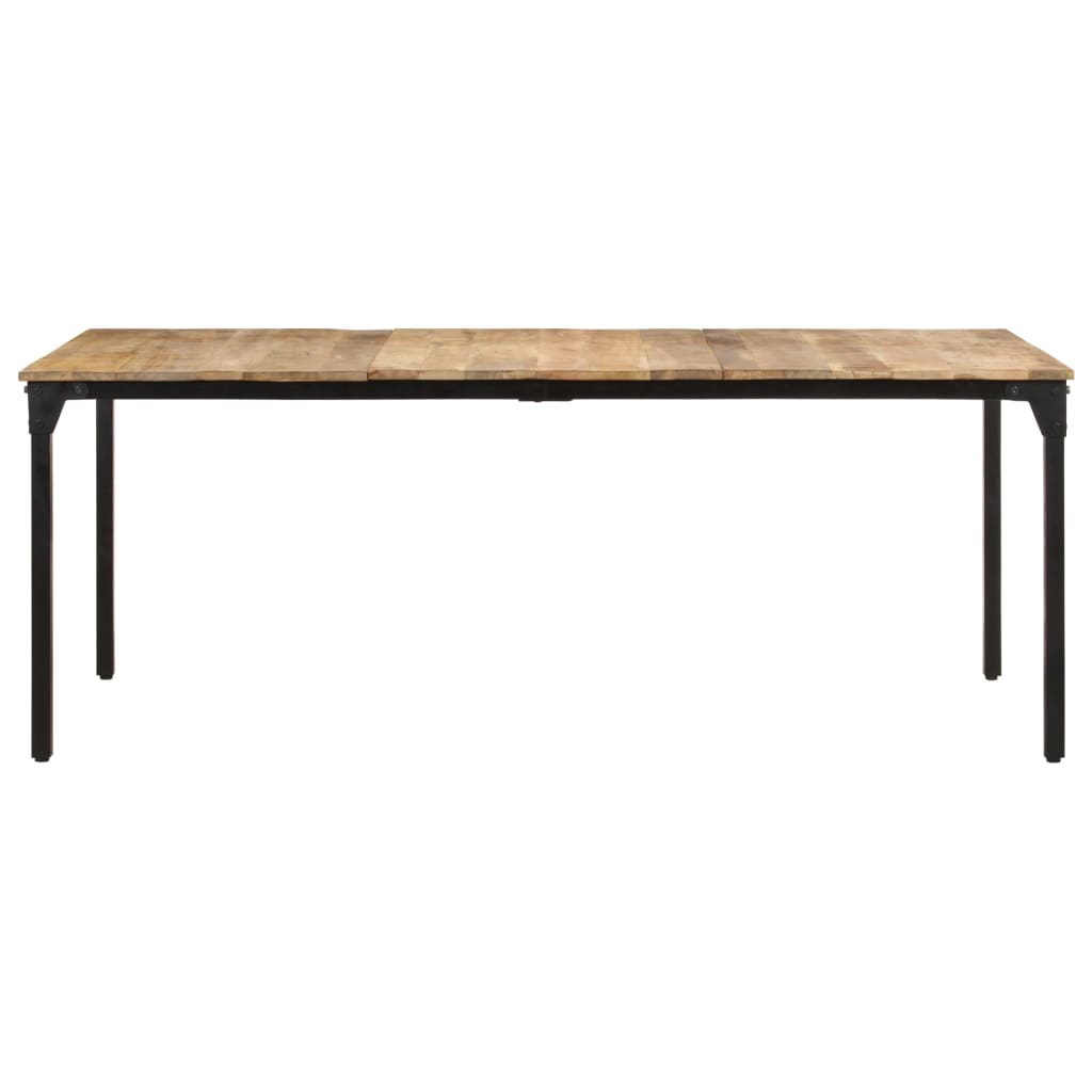 Tavolo da Pranzo 200x100x76 cm in Legno di Mango Grezzo | homemem39