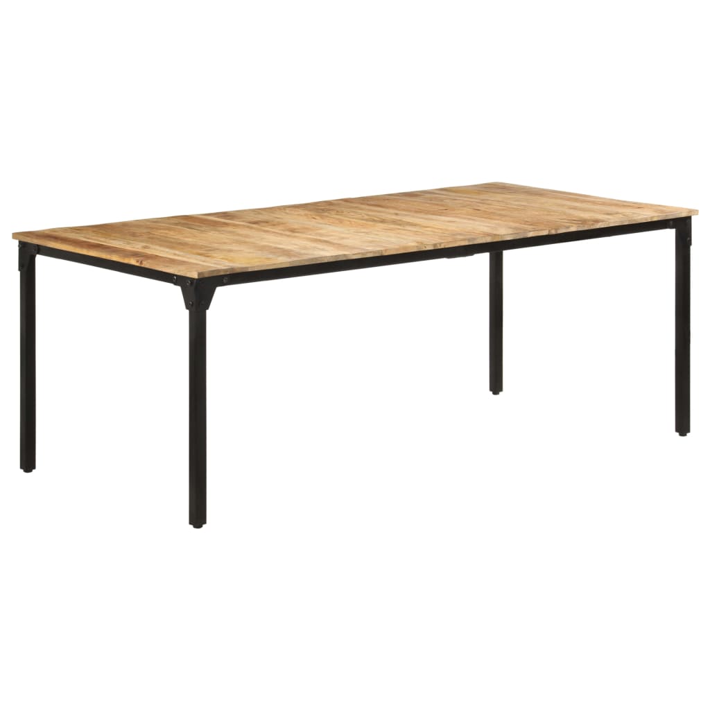 Tavolo da Pranzo 200x100x76 cm in Legno di Mango Grezzo | homemem39