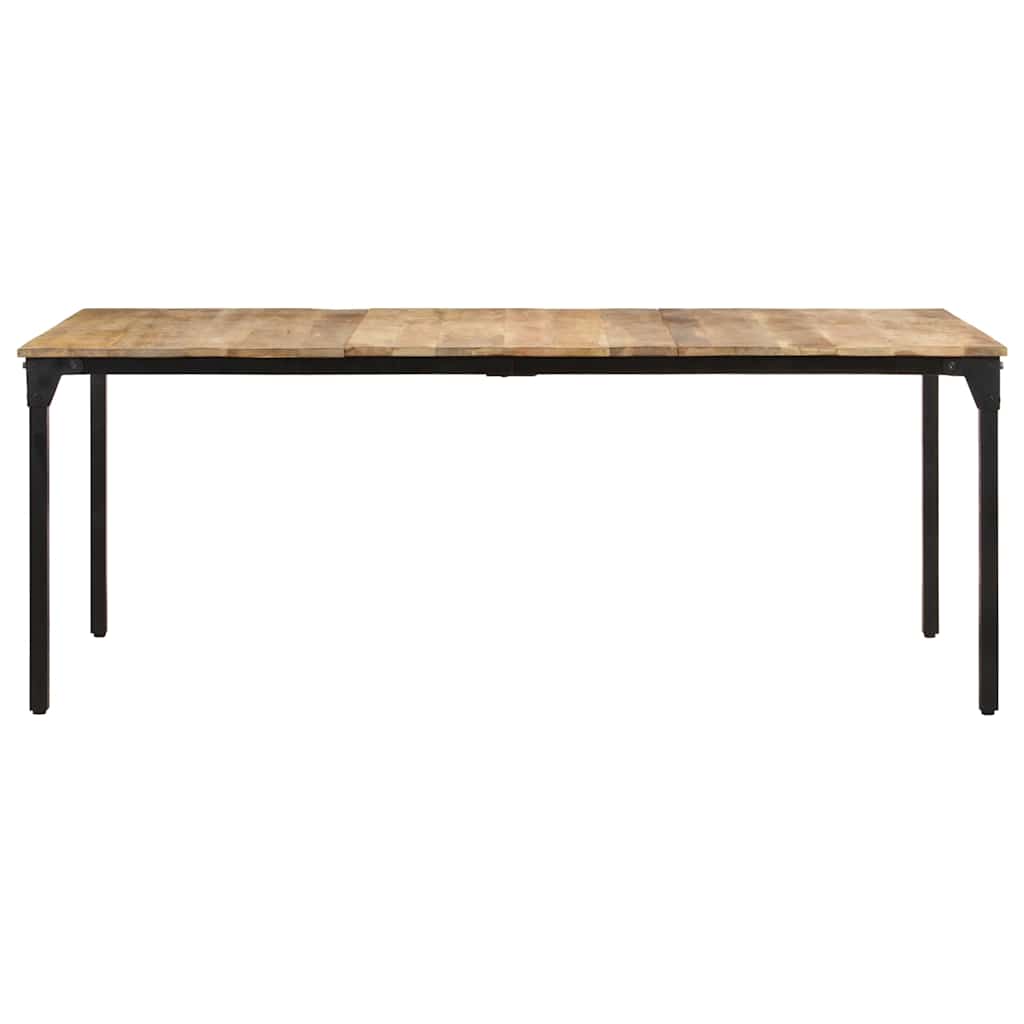 Tavolo da Pranzo 200x100x76 cm in Legno di Mango Grezzo
