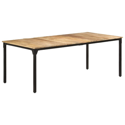Tavolo da Pranzo 200x100x76 cm in Legno di Mango Grezzo | homemem39