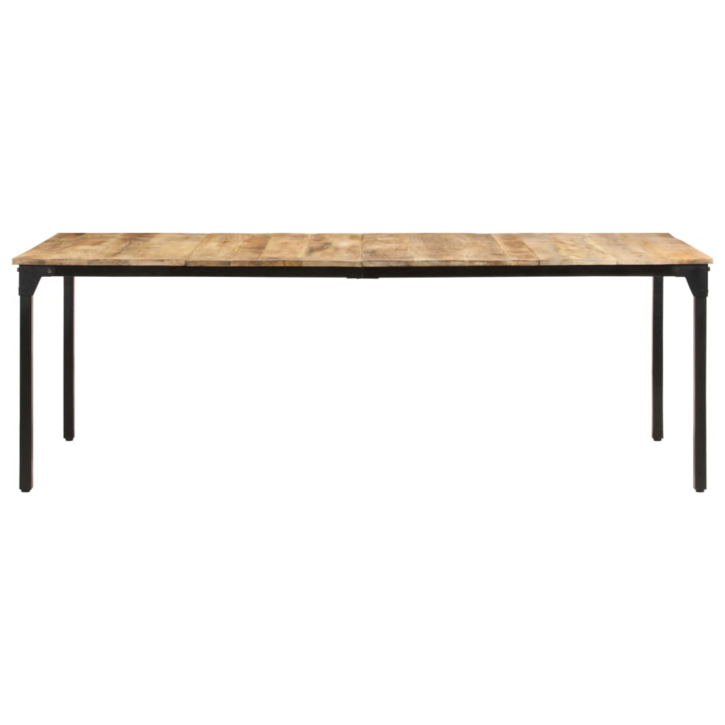 Tavolo da Pranzo 220x100x76 cm in Legno di Mango Grezzo | homemem39