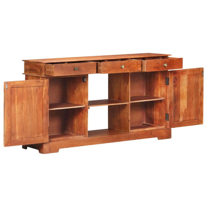 Credenza 135x35x75 cm in Legno Massello di Acacia | homemem39