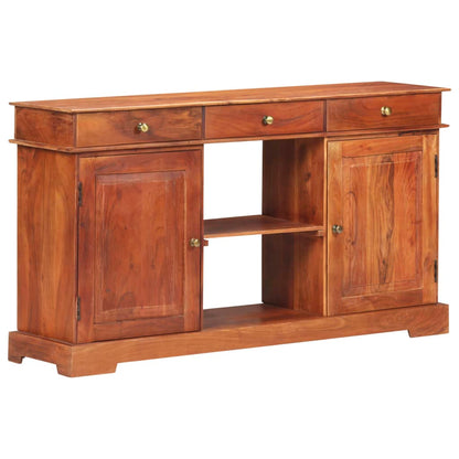 Credenza 135x35x75 cm in Legno Massello di Acacia | homemem39