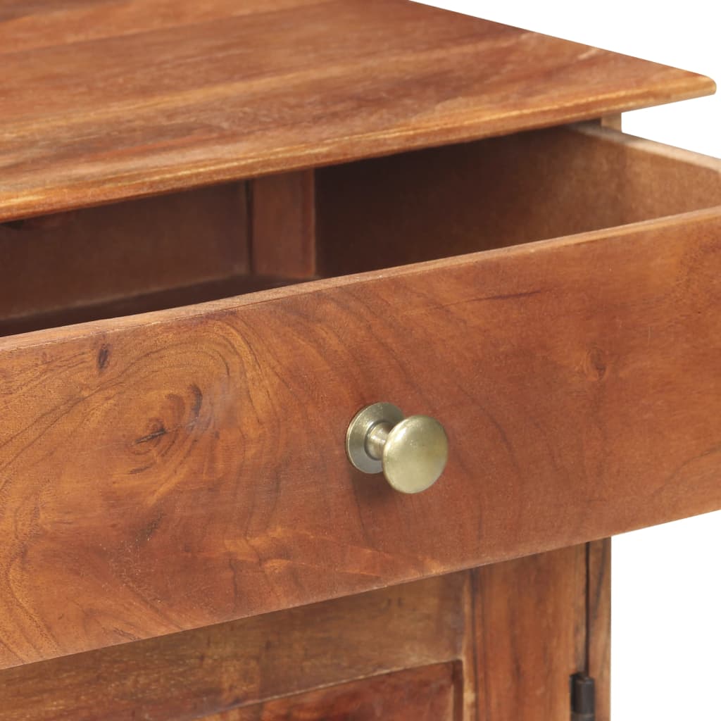 Credenza 135x35x75 cm in Legno Massello di Acacia | homemem39