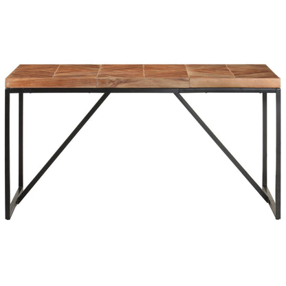 Tavolo da Pranzo 140x70x76 cm in Legno Massello Acacia e Mango | homemem39